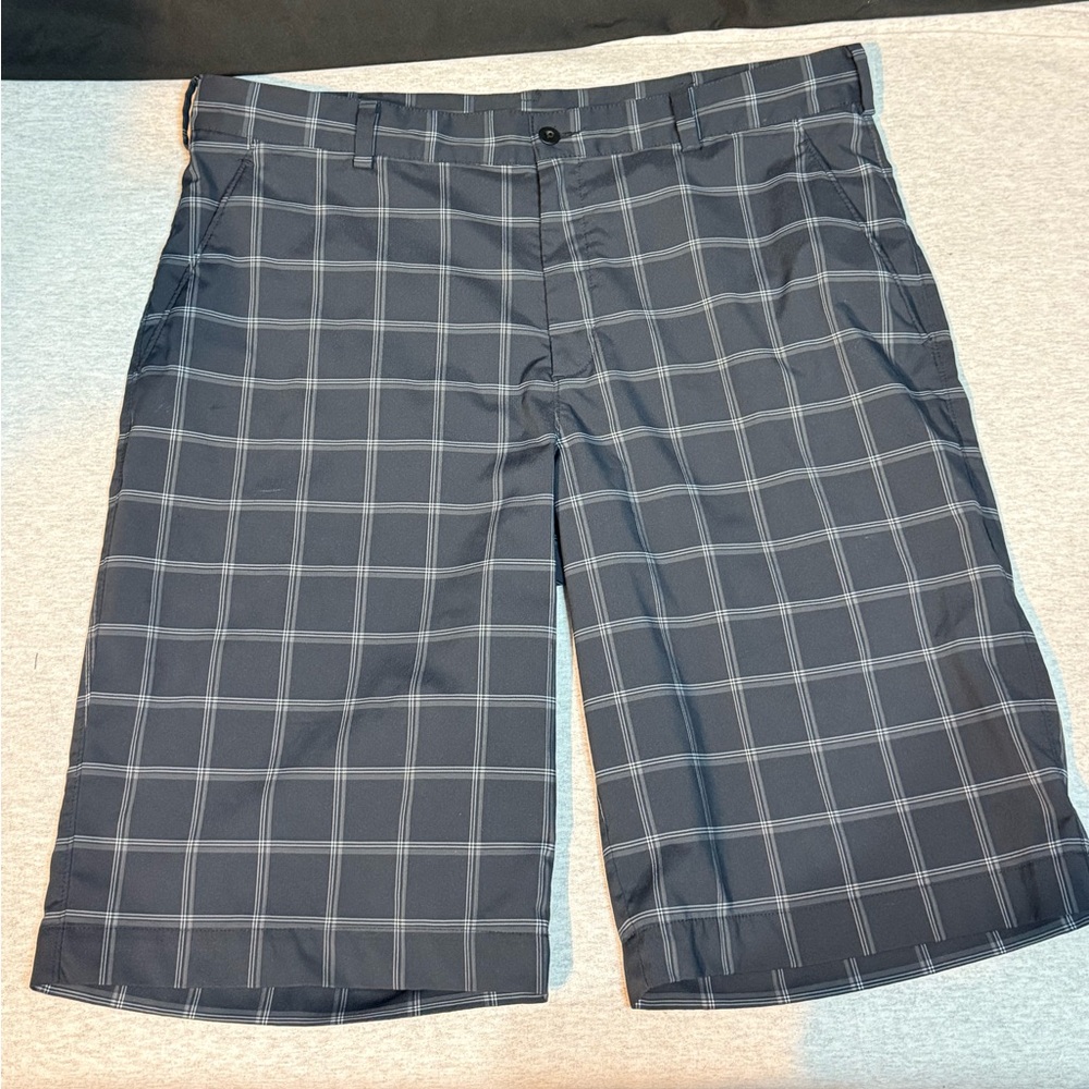 Nike Men’s Golf‎ Shorts – Black & White Plaid ⛳🖤